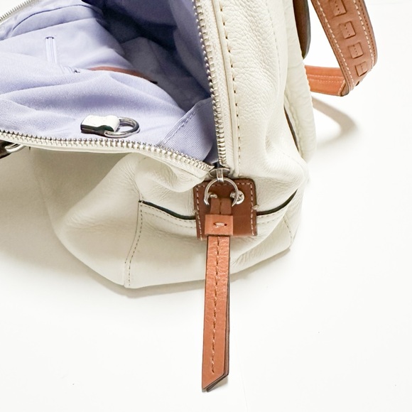 Coach Y2K SoHo Courtney Domed Buckle Satchel Soft Pebble White Leather - Picture 15 of 16